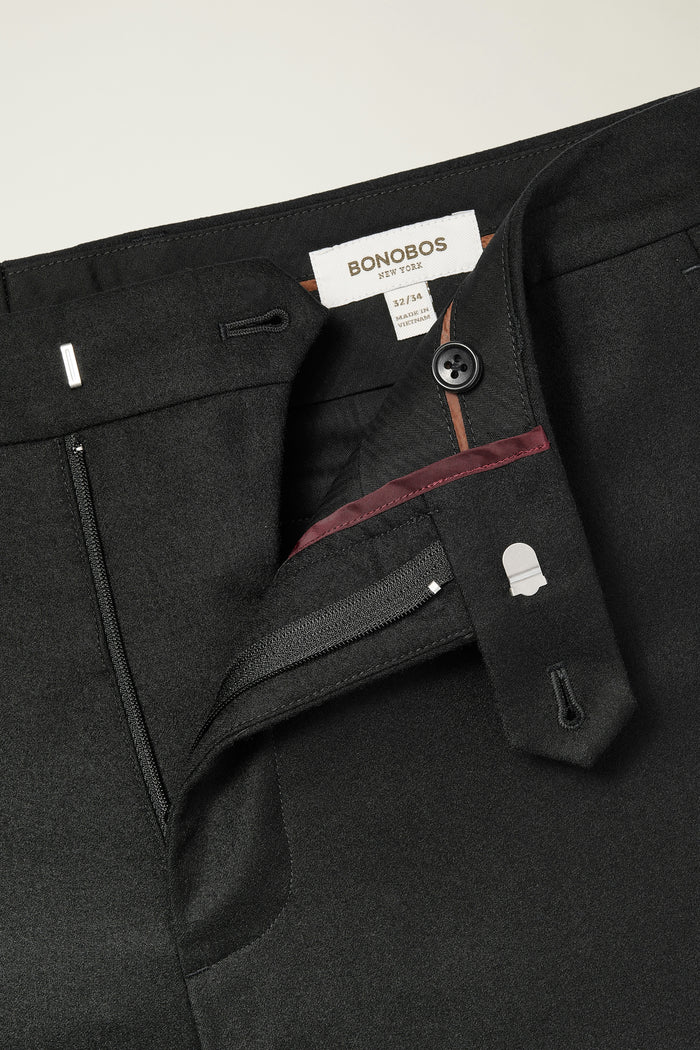 Jetsetter Italian Brushed Wool Dress Pant