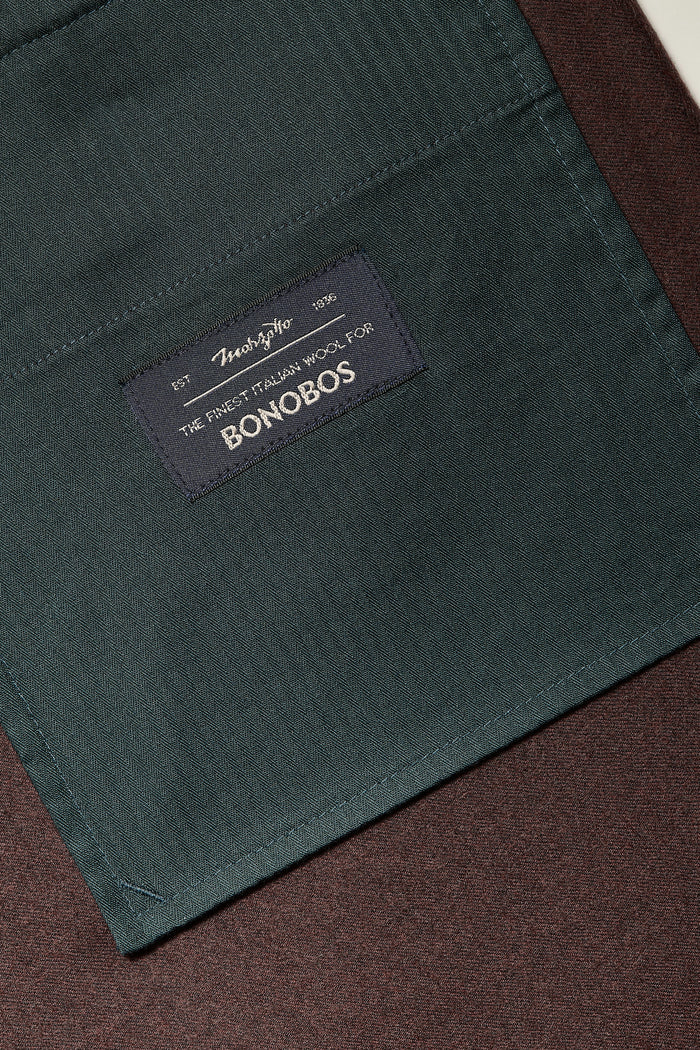 Jetsetter Italian Brushed Wool Dress Pant