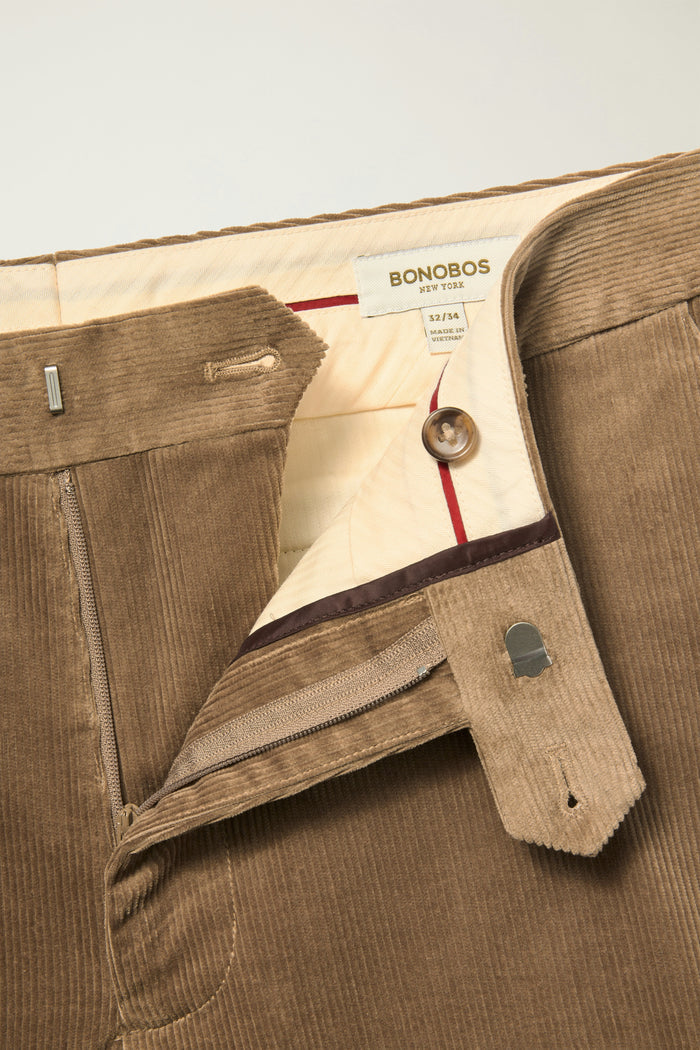 Jetsetter Italian Corduroy Dress Pant