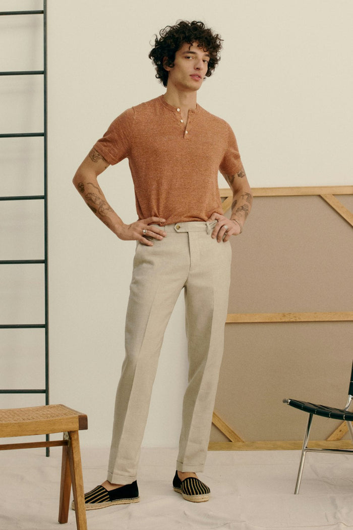Jetsetter Italian Linen Dress Pant