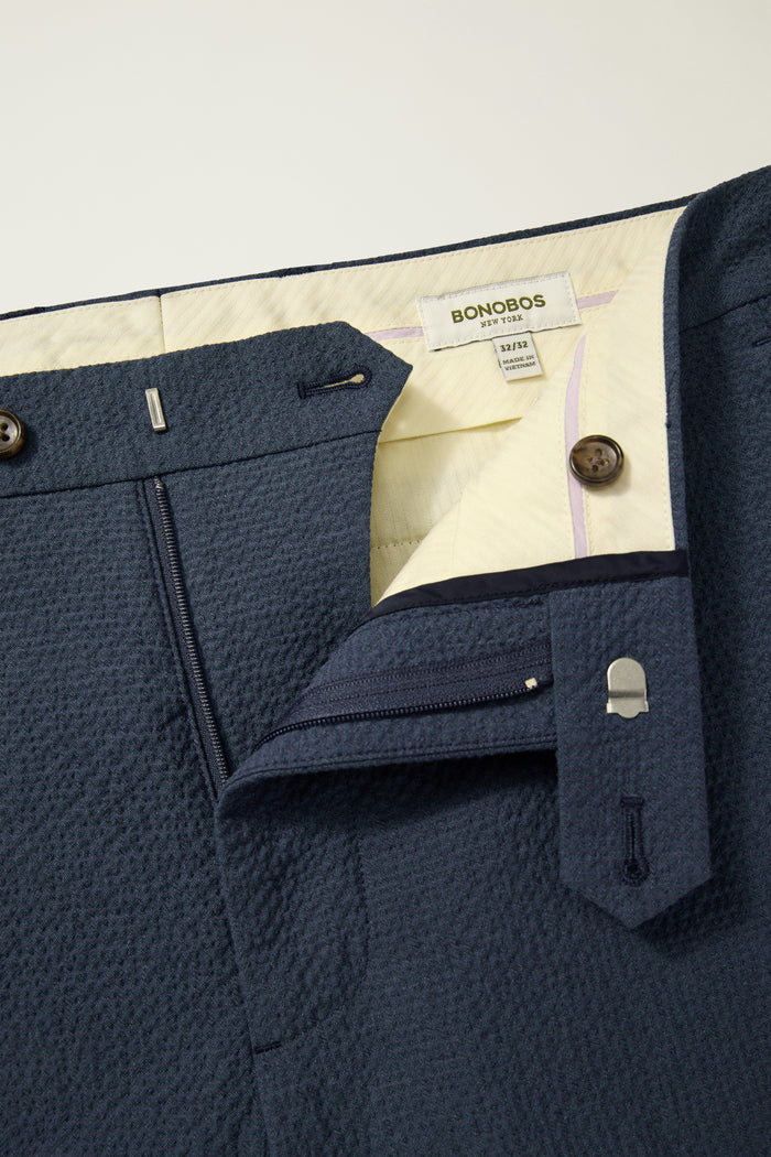 Jetsetter Italian Seersucker Dress Pant