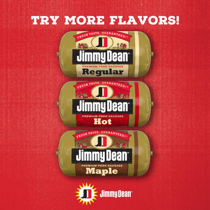 Jimmy Dean Premium Pork Regular Sausage Roll, 16 oz
