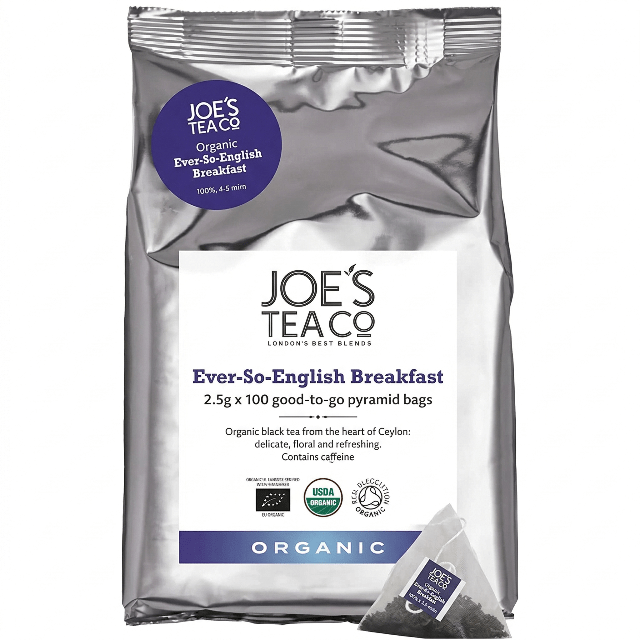Joes Tea (100) Org Ever-So-English Breakfast - John Street Beverage