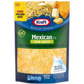 Kraft Mexican Style Four Cheese Blend Shredded Cheese, 16 oz Bag