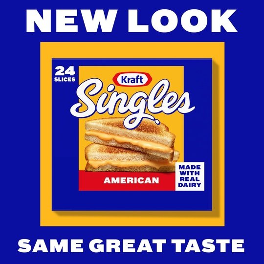 Kraft Singles American Cheese Slices, 24 Ct Pk