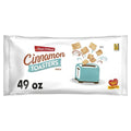 Malt-O-Meal Cinnamon Toasters Breakfast Cereal, Cinnamon Cereal Squares, 49 oz Resealable Cereal Bag
