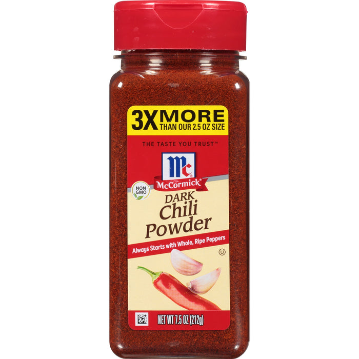 McCormick Dark Chili Powder, 7.5 oz Mixed Spices & Seasonings
