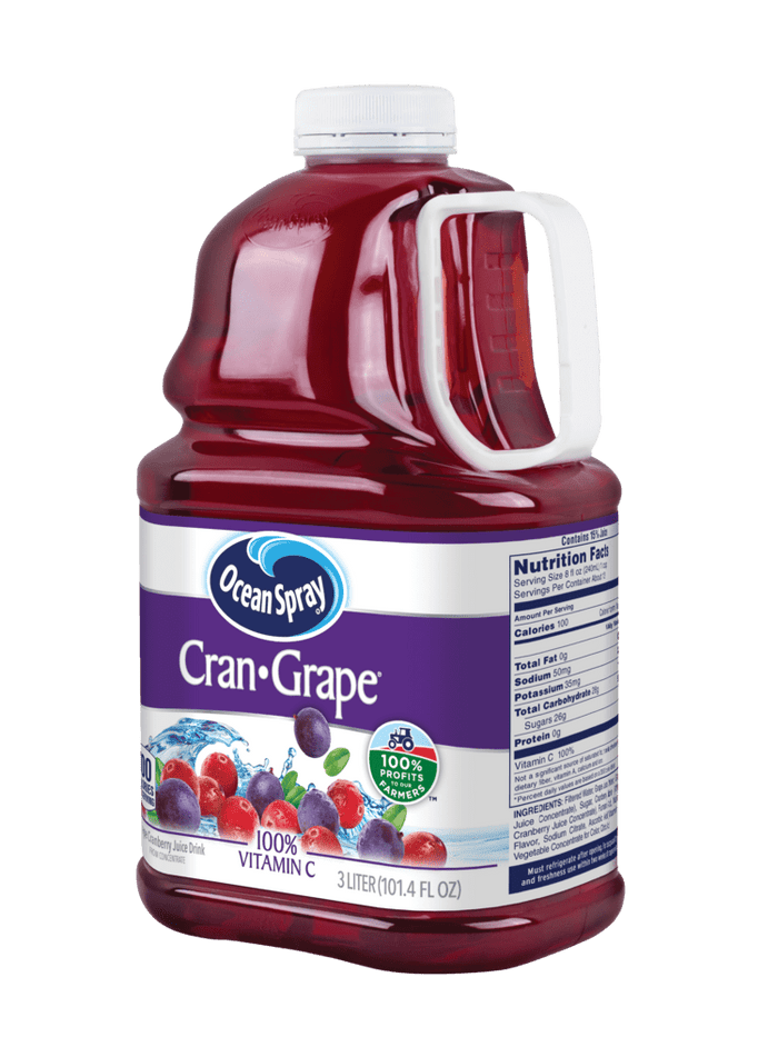 Ocean Spray Cranberry Grape Juice Drink, 101.4 fl oz