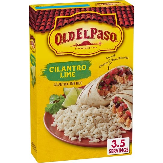 Old El Paso Cilantro Lime Seasoned Rice, Side Dish, 6.2 ozÂ