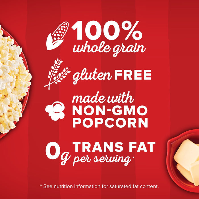 Orville Redenbacher's Ultimate Butter Popcorn, 3 Ounce,18 Count