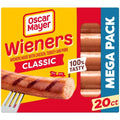 Oscar Mayer Wieners Uncured Original Hot Dogs Mega Pack, 20 Ct Box