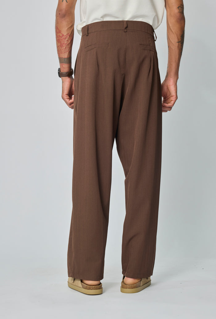 Pantalon homme Large à Pinces Coupe Oversize Fluide