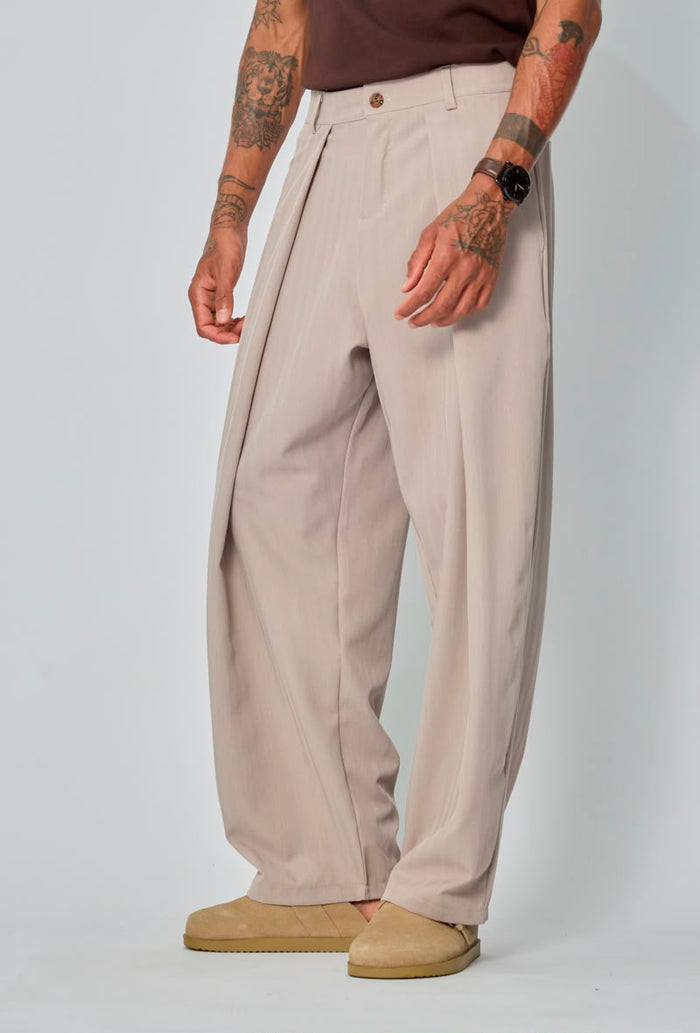 Pantalon homme Large à Pinces Coupe Oversize Fluide