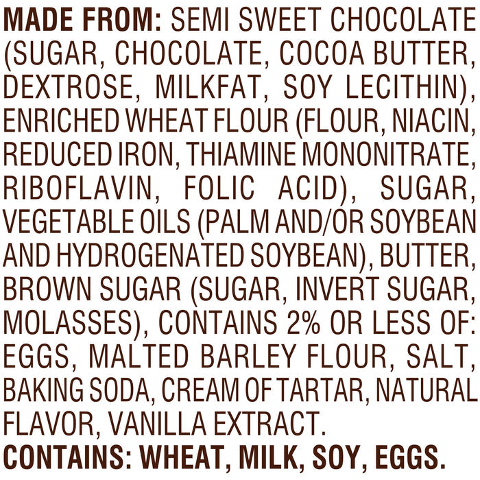 Pepperidge Farm Nantucket Crispy Double Dark Chocolate Chunk Cookies, 7.75 oz Bag (8 Cookies)