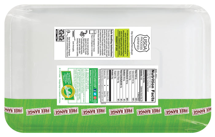 Perdue Harvestland, Free Range Boneless Chicken Thighs, 20g Protein 4oz Svg, 2.5-3.5 lb. Tray
