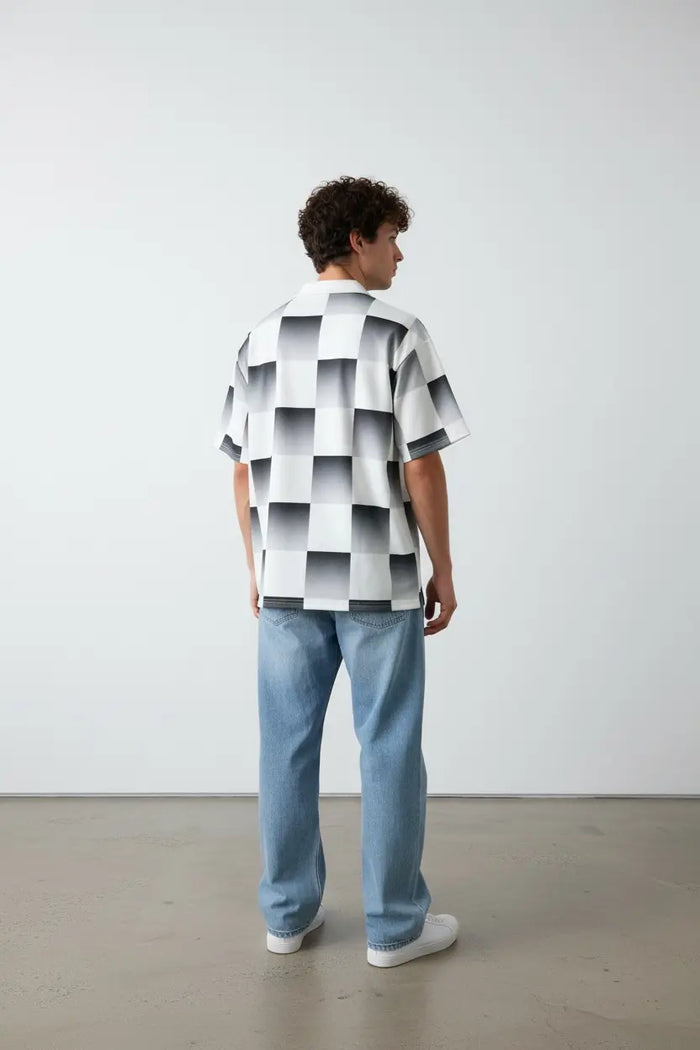 Polo Néoprene Paris homme imprimé – style streetwear bonhomme