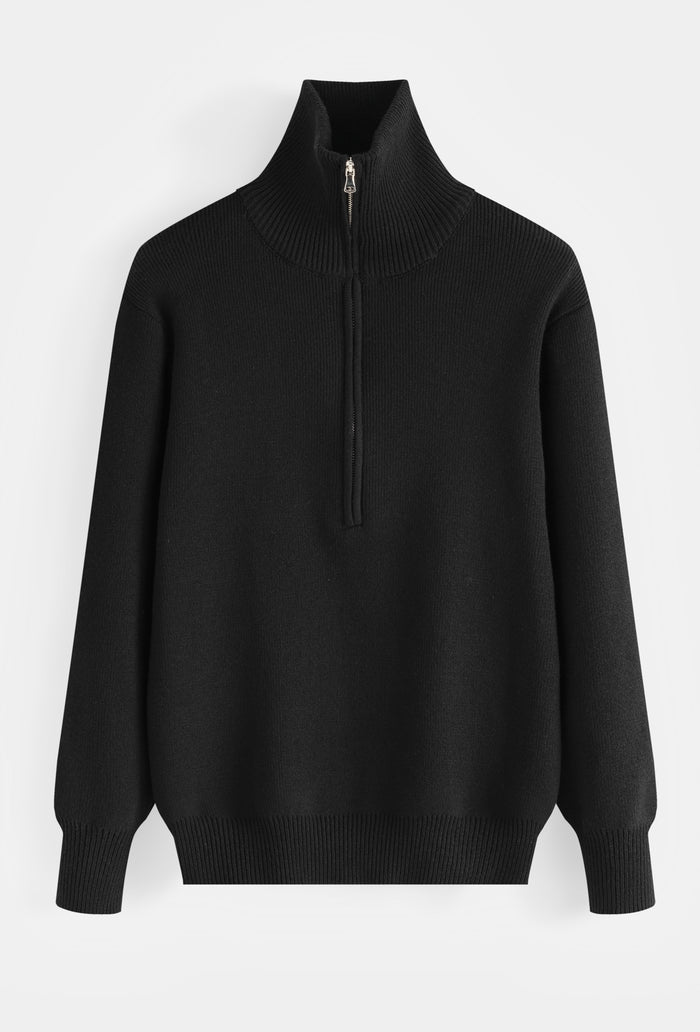 Pull Col Camionneur Demi-Zip