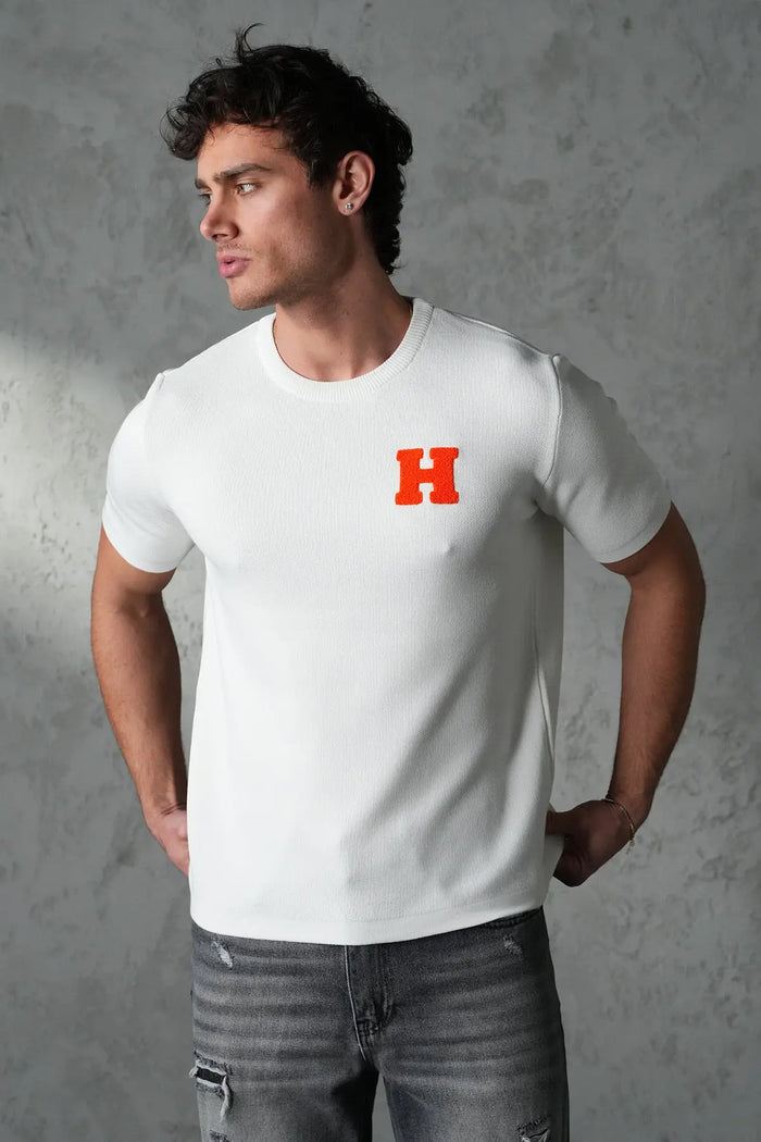 Pull Maille Homme Signature “H” – Élégance Moderne & Confort Premium (Copie) bonhomme