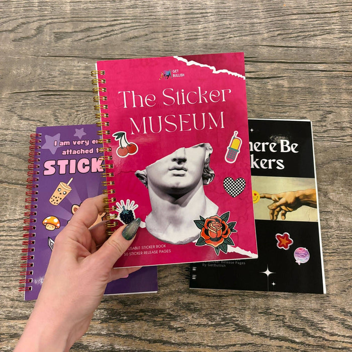 Reusable Sticker Storage Book - The Sticker Museum