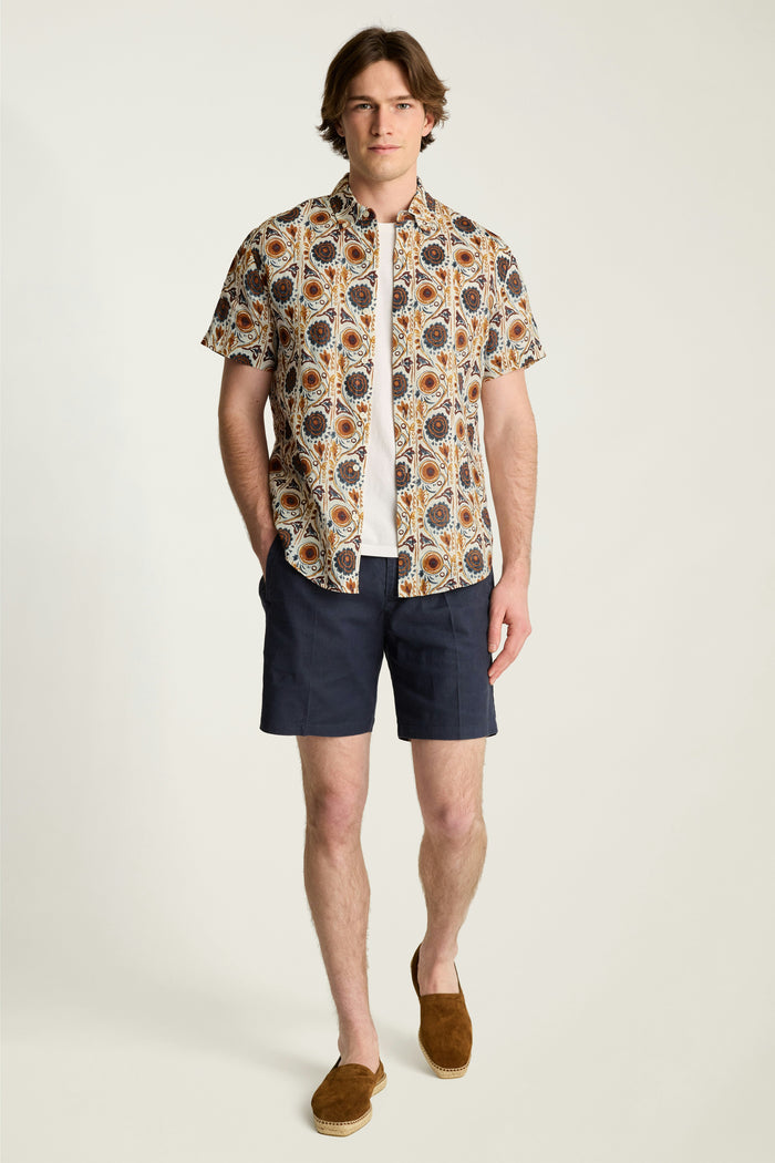 Riviera Linen Short Sleeve Shirt