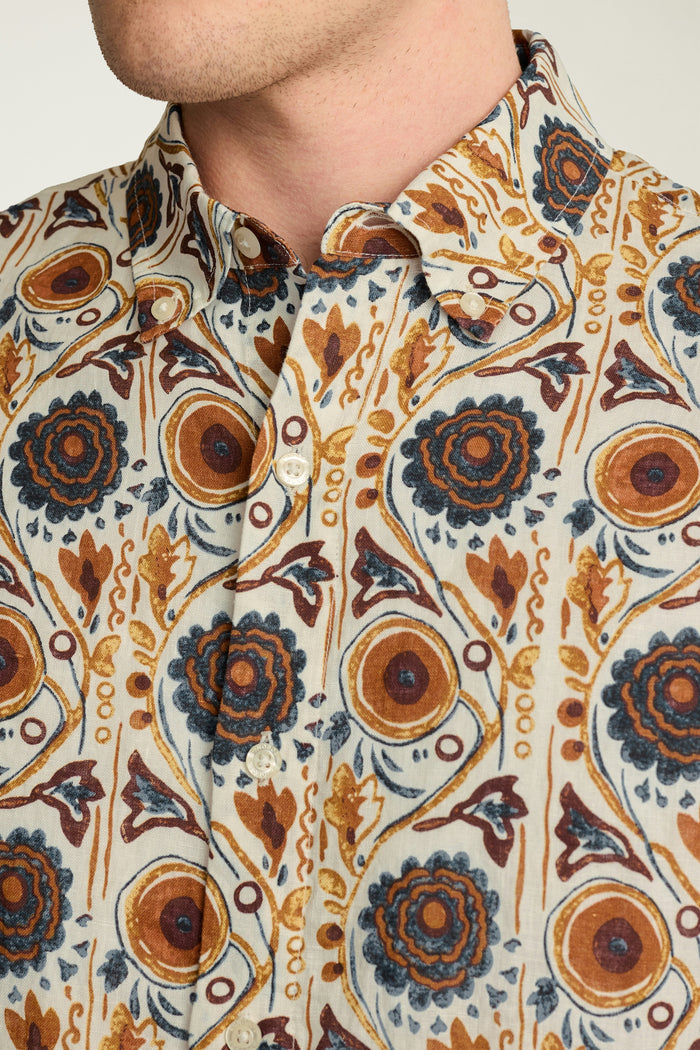 Riviera Linen Short Sleeve Shirt