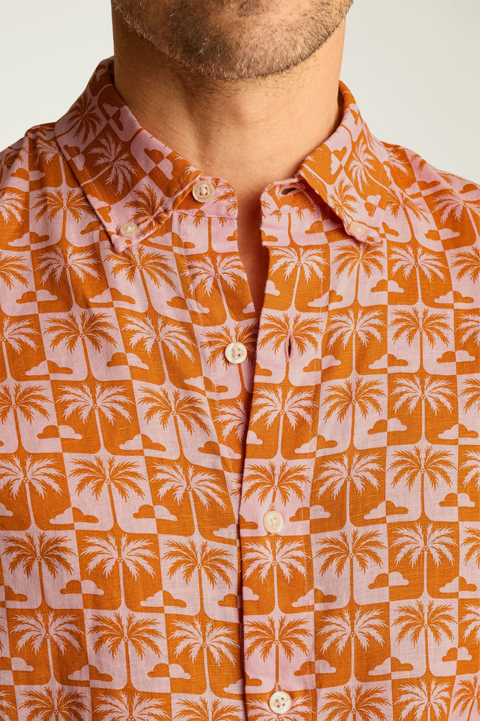 Riviera Linen Short Sleeve Shirt