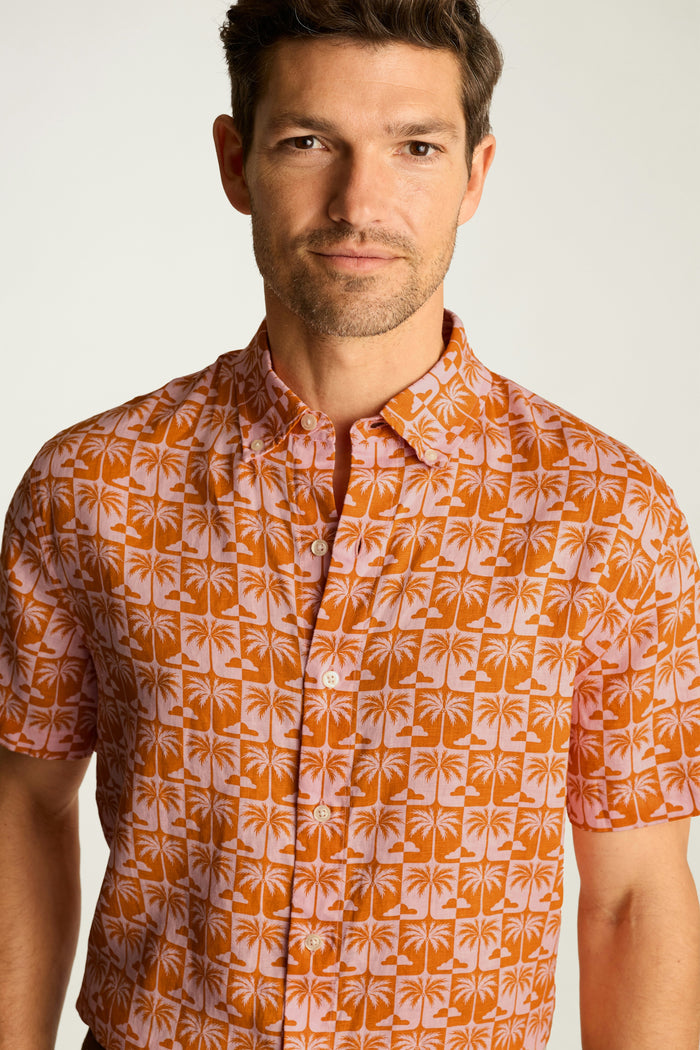 Riviera Linen Short Sleeve Shirt
