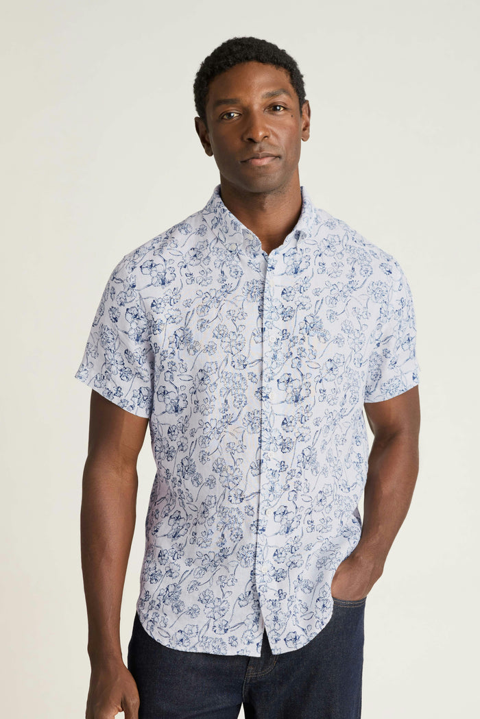 Riviera Linen Short Sleeve Shirt
