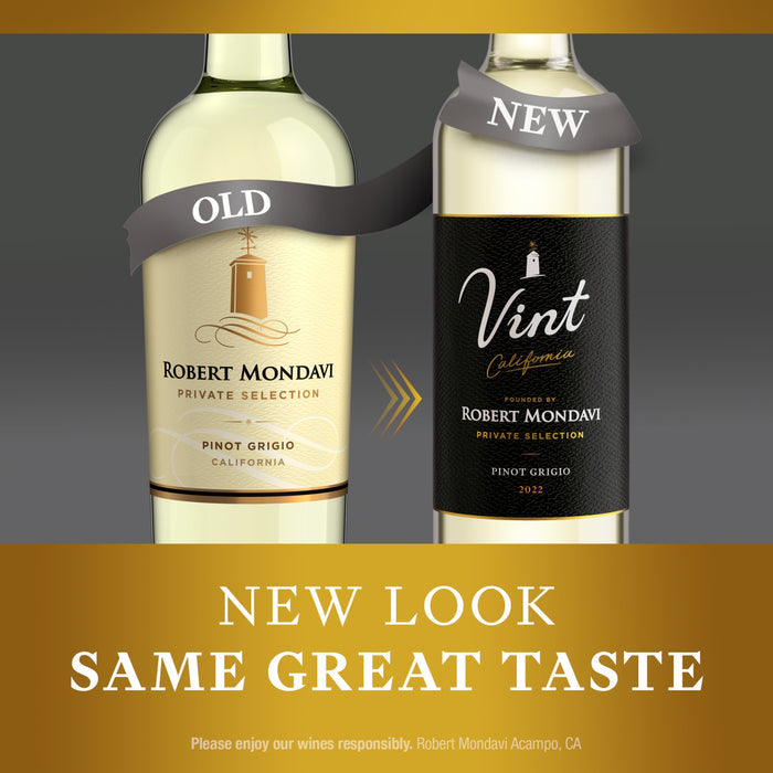 Robert Mondavi Private Selection Pinot Grigio White Wine, 750 ml Bottle, 13% ABV