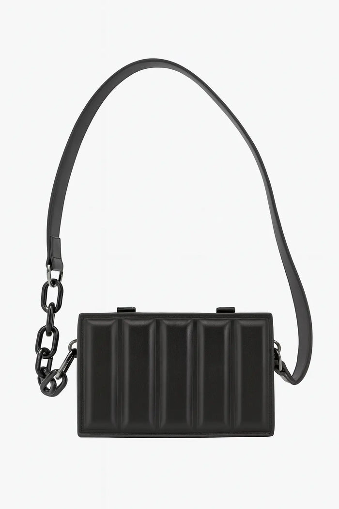 Sachoche Noir Simili Cuir bonhomme