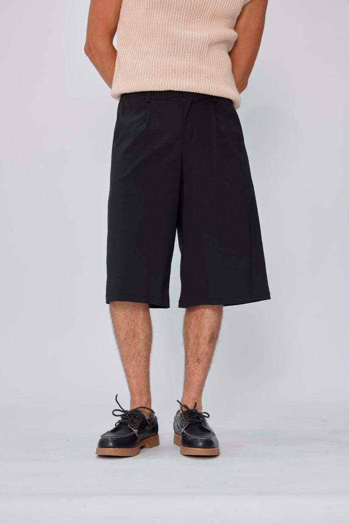 Short homme à pinces coupe large tailleur