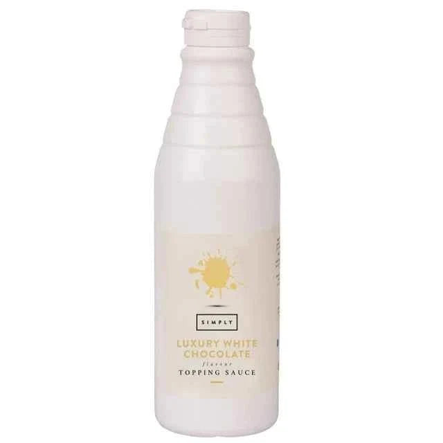 Simply Luxury White Chocolate Topping Sauce - John Street Beverage