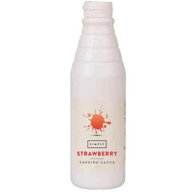 Simply Strawberry Topping Sauce - John Street Beverage