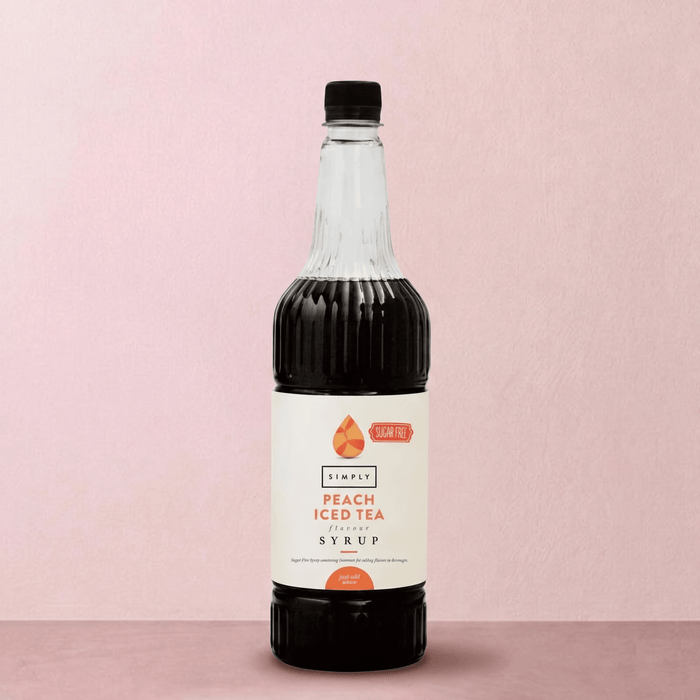 Simply Sugar Free Peach Iced Tea Syrup - John Street Beverage
