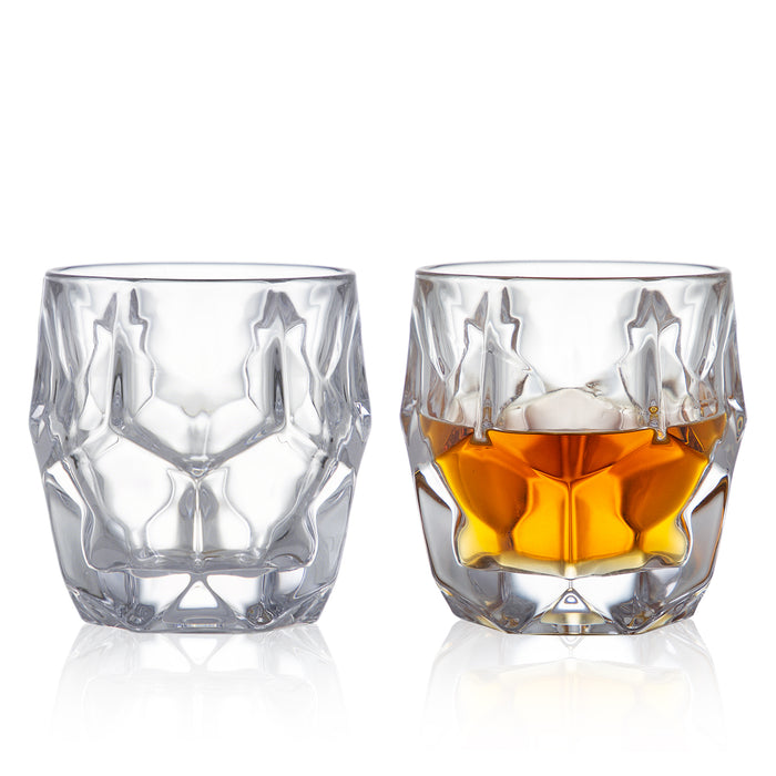 Smokeshow Facet Rocks Glasses (2-Pack)