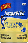 StarKist Chunk White Albacore Tuna in Water - 5 oz Can (4-Pack)