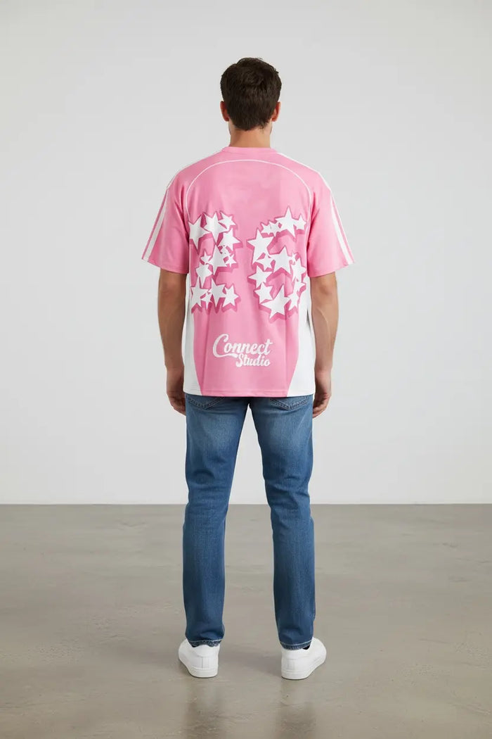 T-shirt Foot Connect Studio – édition graphique bonhomme