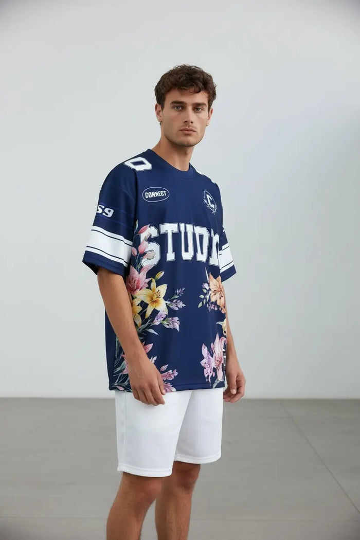 T-shirt Homme Studio Flowers – édition sport street bonhomme