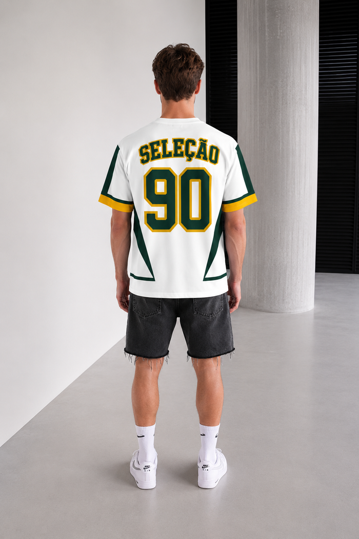 T-shirt Néoprène Brazil 90 – Style streetwear affirmé