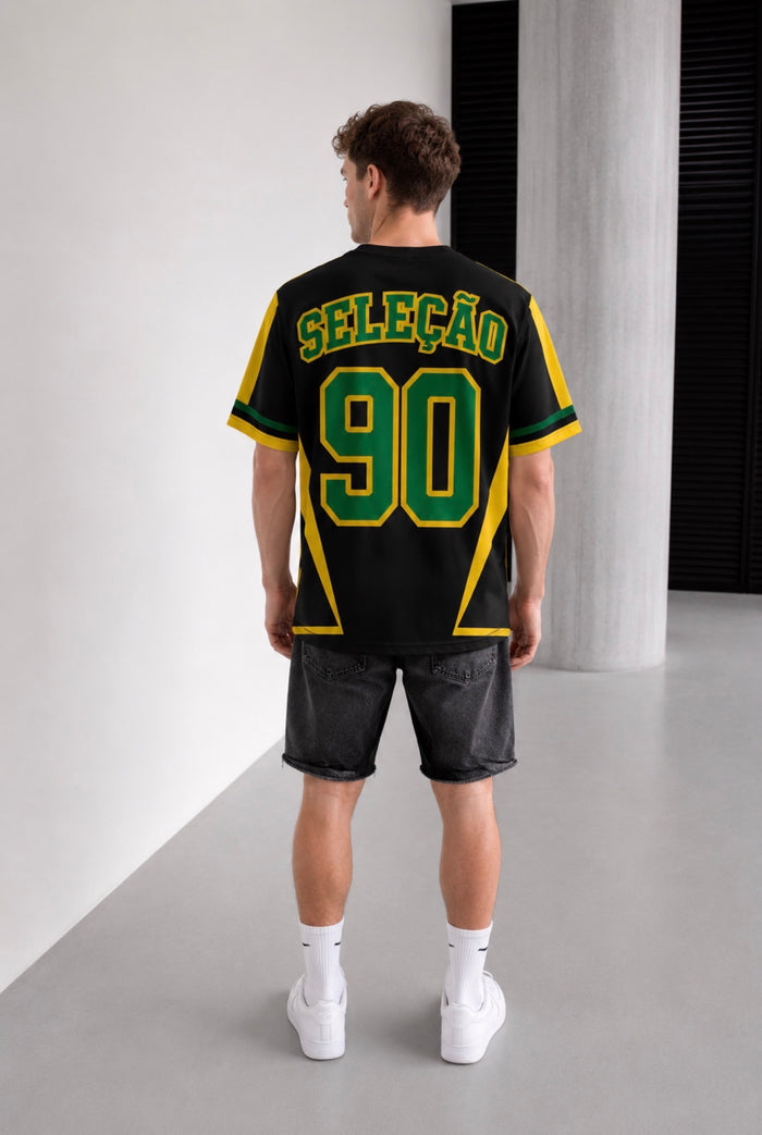 T-shirt Néoprène Brazil 90 – Style streetwear affirmé