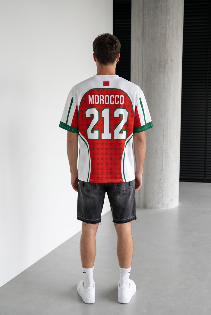 T-shirt Néoprène Morocco 18 – Esprit streetwear et inspiration sportive