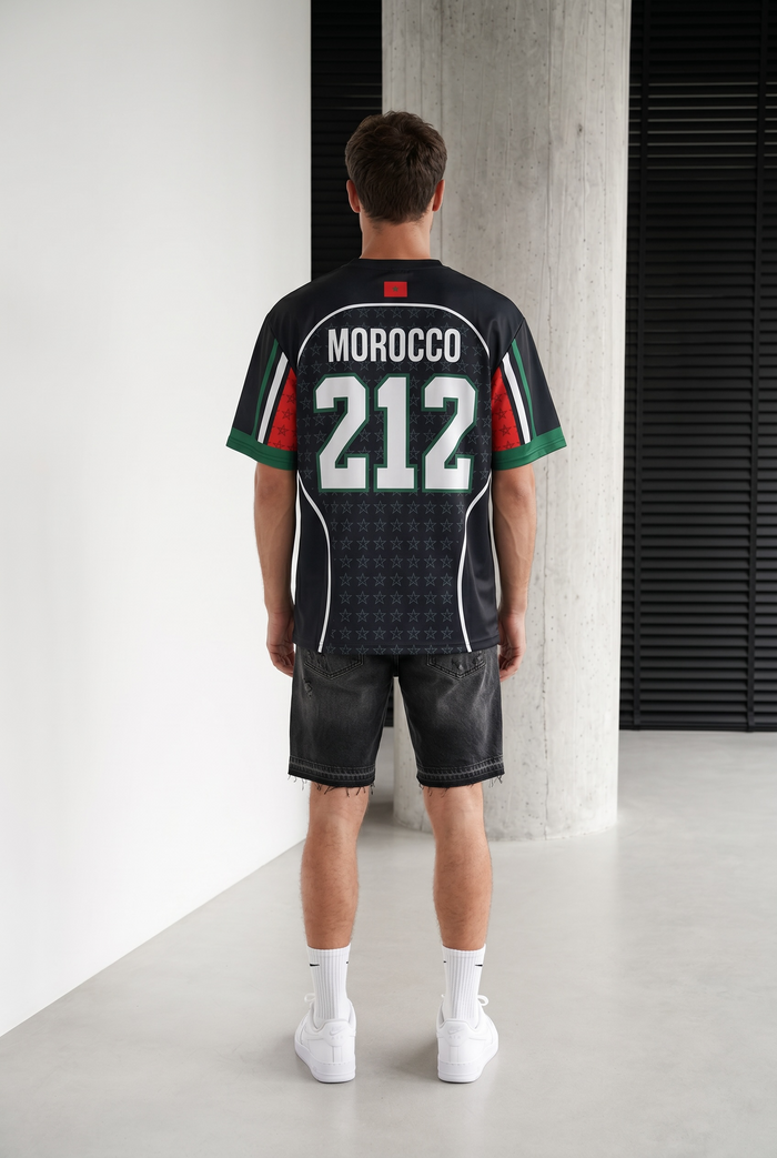 T-shirt Néoprène Morocco 18 – Esprit streetwear et inspiration sportive