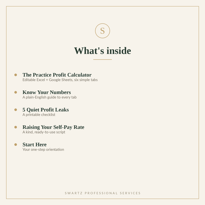 The Practice Profit Toolkit