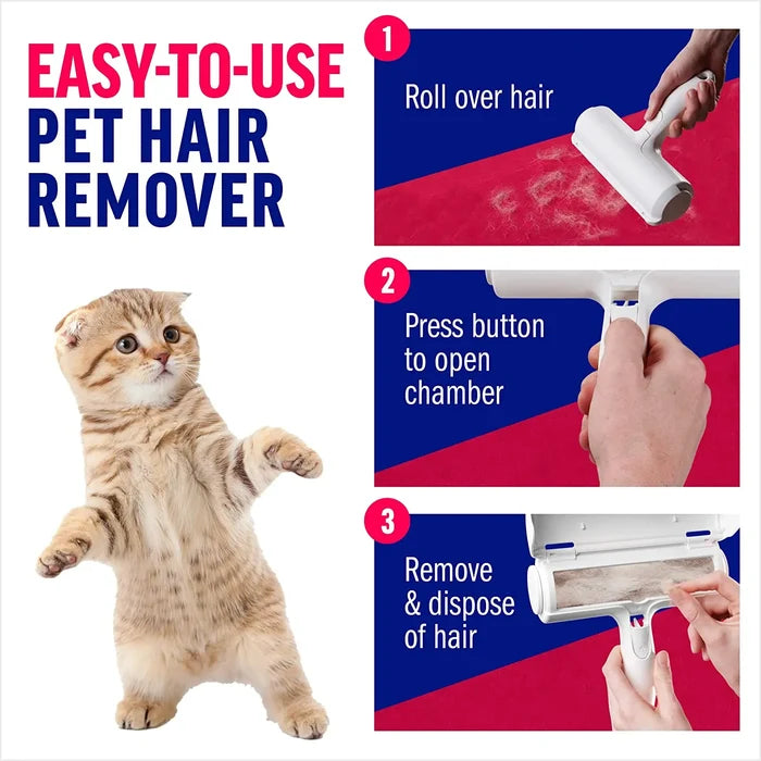 VELNORA™ Self-Cleaning Pet Hair Remover Roller