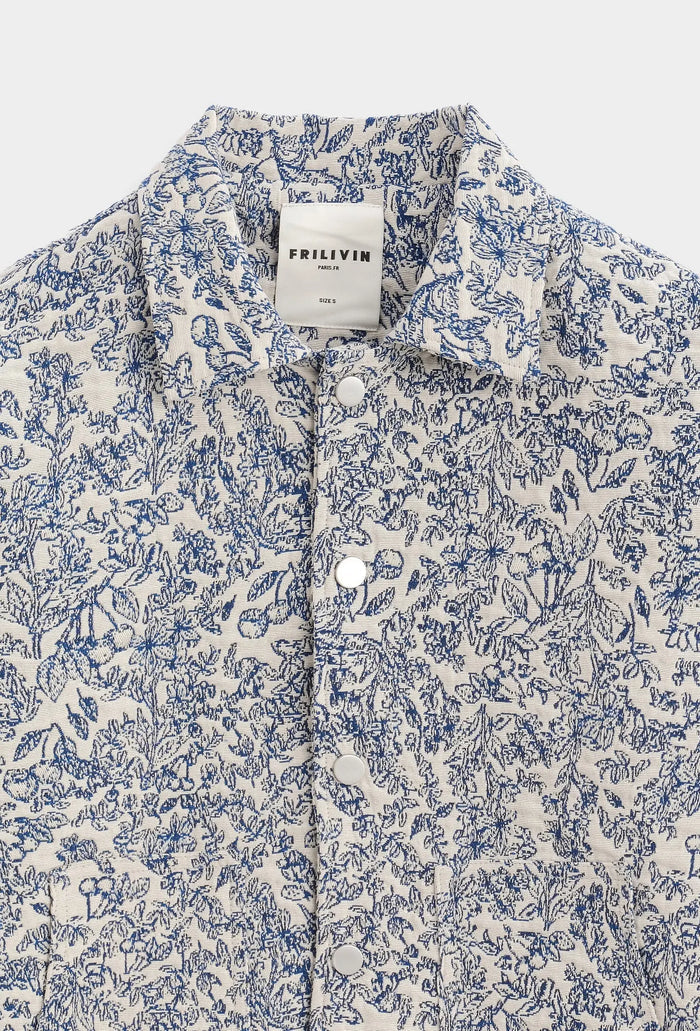 Veste à motif – esprit workwear revisité bonhomme