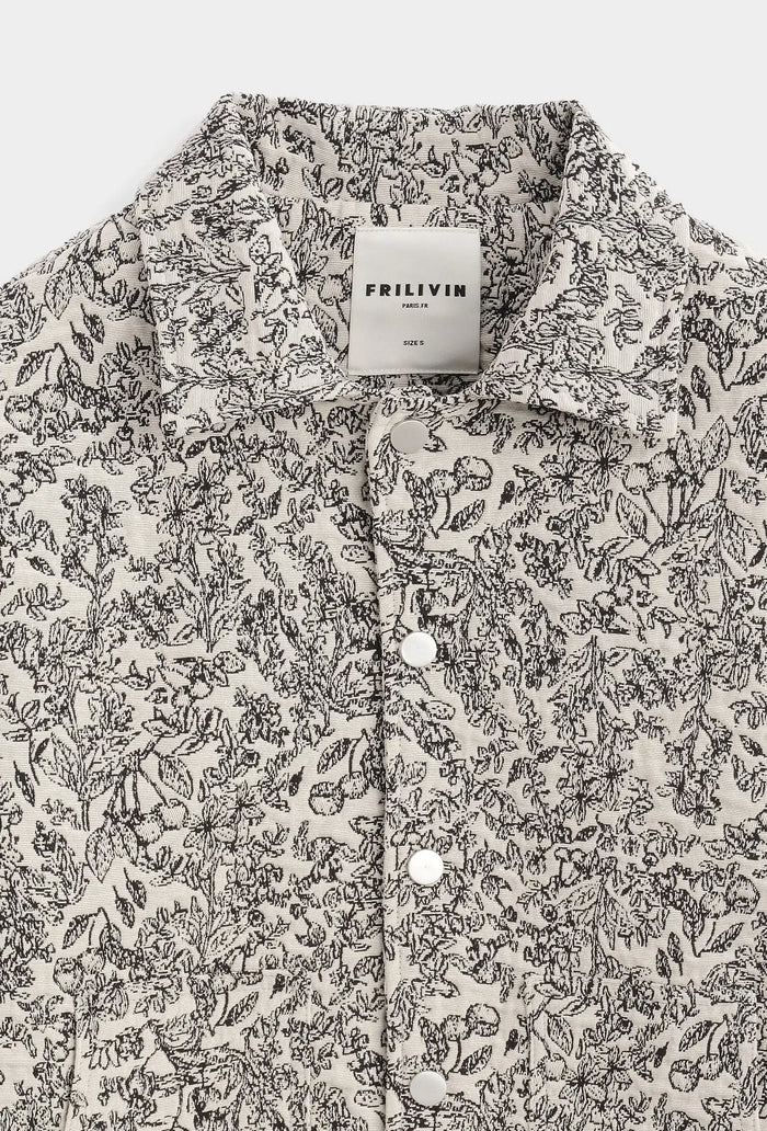 Veste à motif – esprit workwear revisité bonhomme