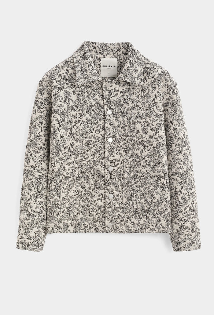 Veste à motif – esprit workwear revisité bonhomme