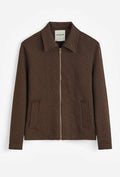Veste à Motifs Homme à Zip col chemise bonhomme