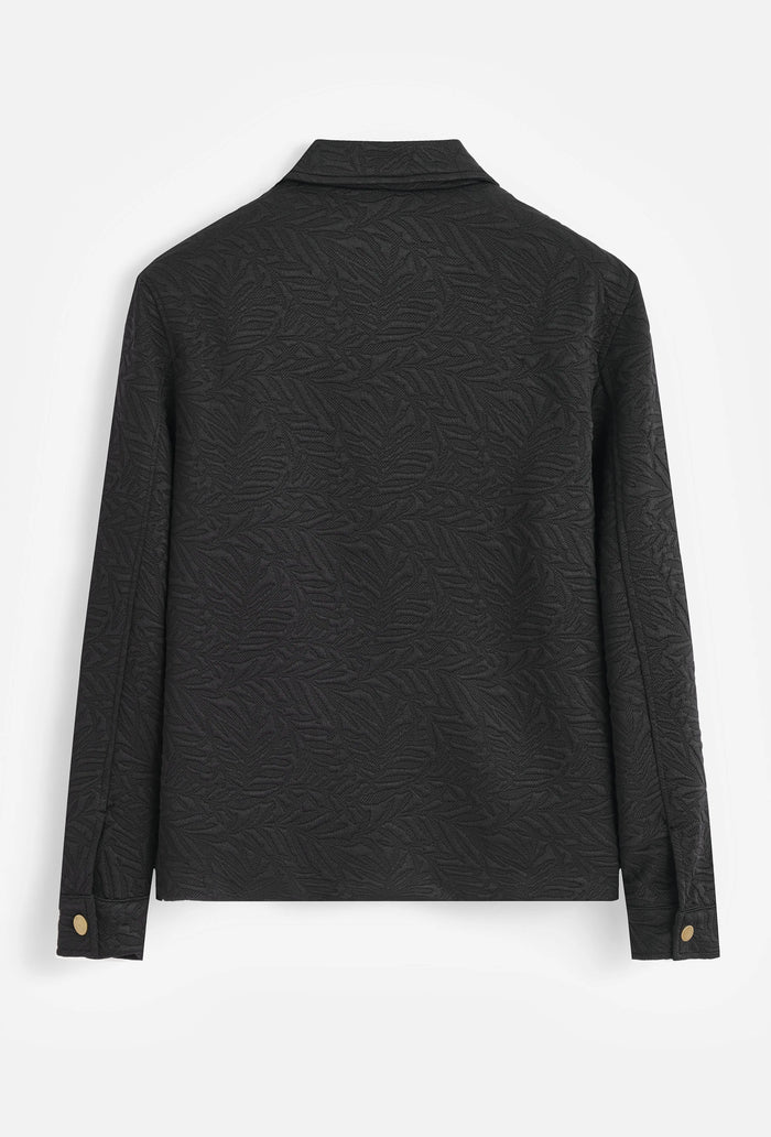 Veste à Motifs Homme à Zip col chemise bonhomme