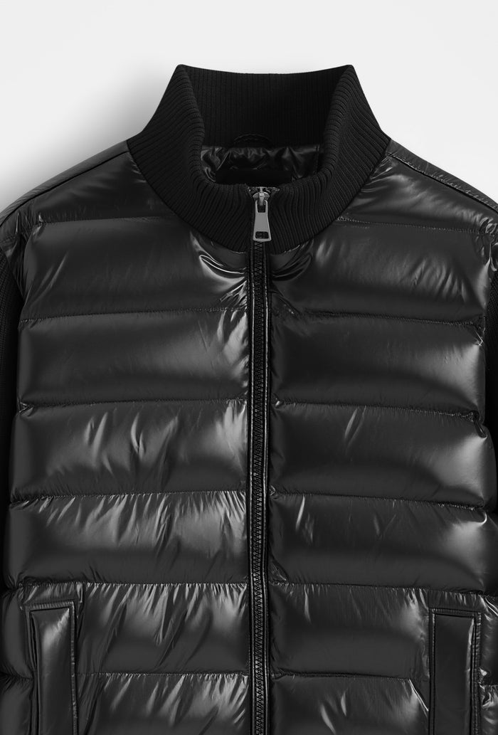 Veste Bi-Matière Homme Brillante
